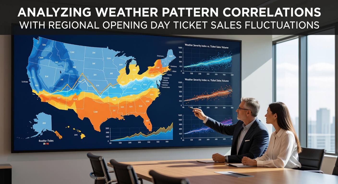 Regional weather data overlaid on cinema ticket sales maps showing fluctuations during opening weekends